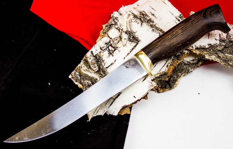 Нож Филейный кованый 95Х18, Жадина