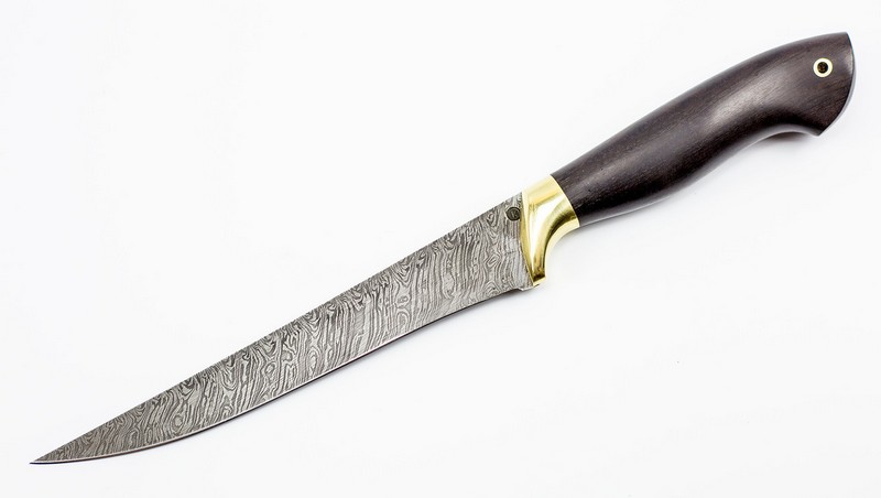 Нож Филейный-1, дамаск