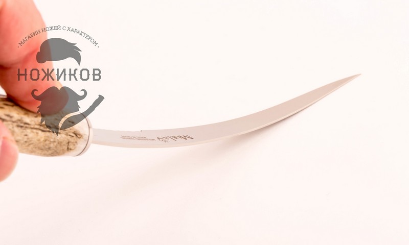 Нож филейный с фиксированным клинком, с чехлом 15.0 см.